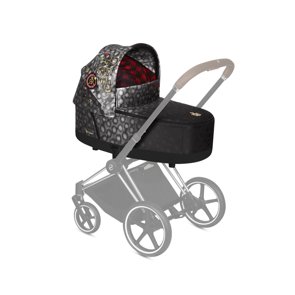 Коляска для новорожденных Cybex Priam III Carrycot Rebellious (Black)